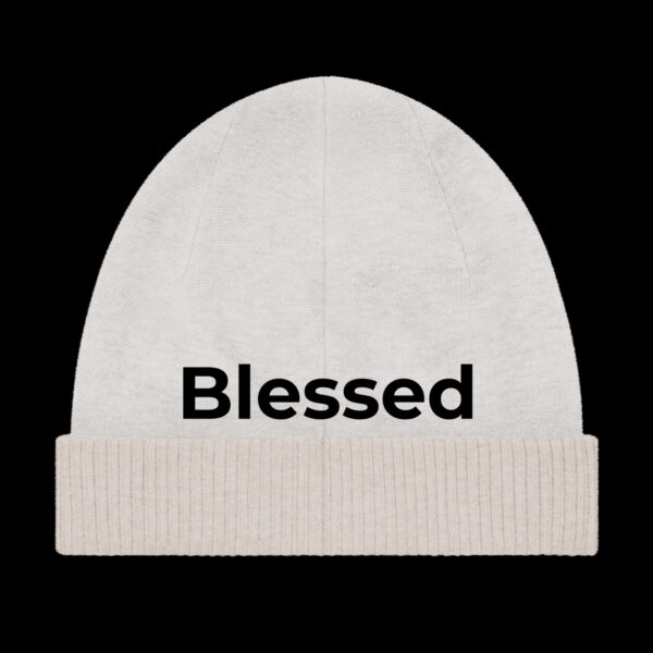 blessed knitted beanie
