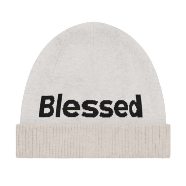 blessed knitted beanie
