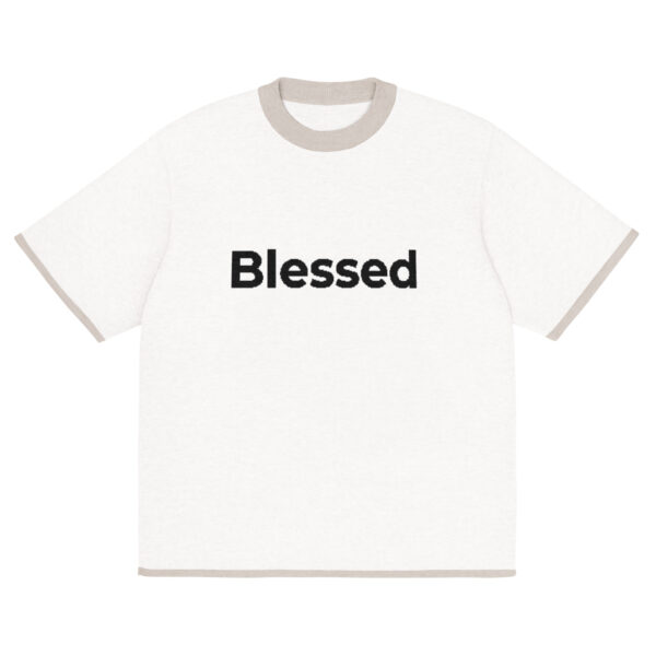 blessed knitted classic tee