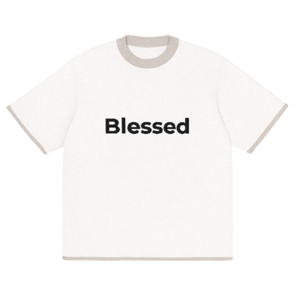 blessed knitted classic tee