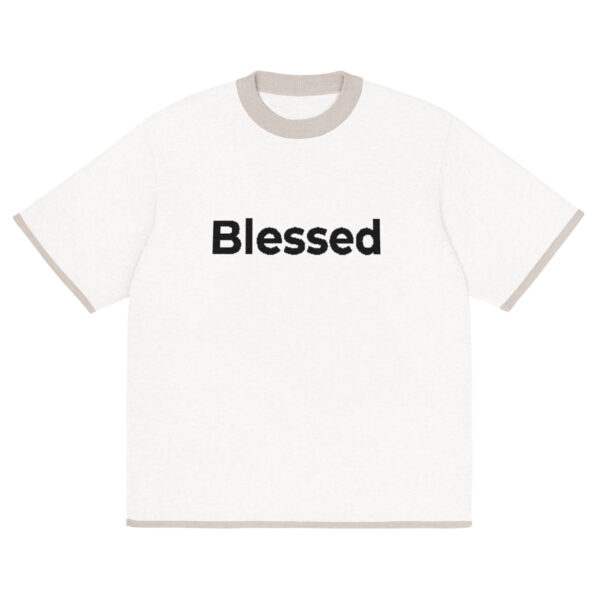 blessed knitted classic tee