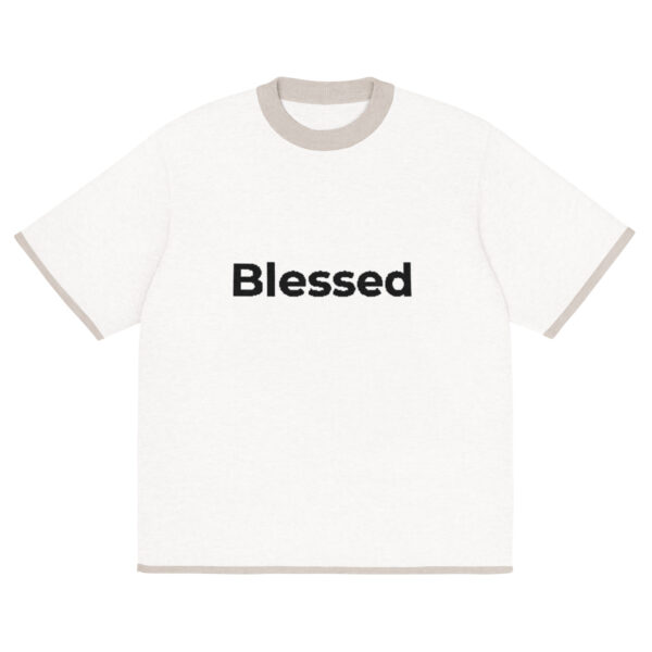blessed knitted classic tee