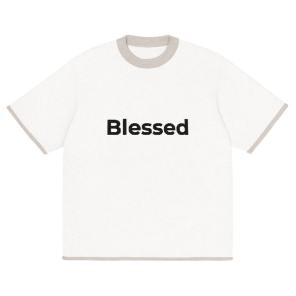 blessed knitted classic tee