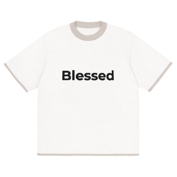blessed knitted classic tee