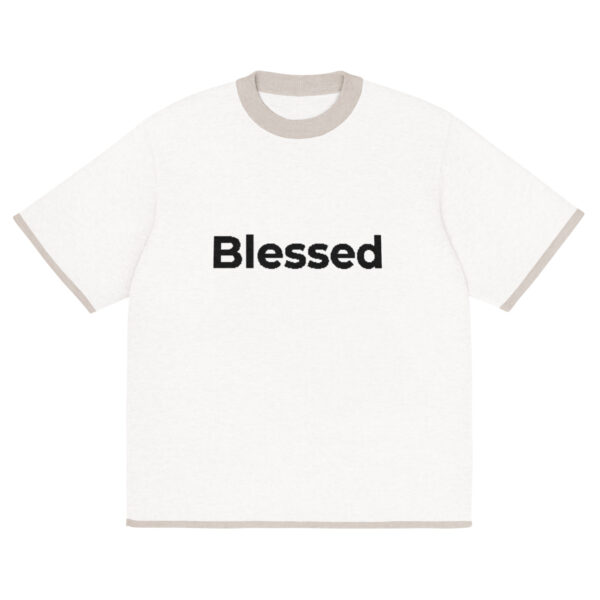 blessed knitted classic tee