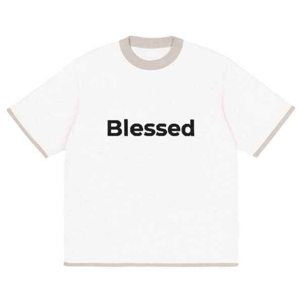 blessed knitted classic tee